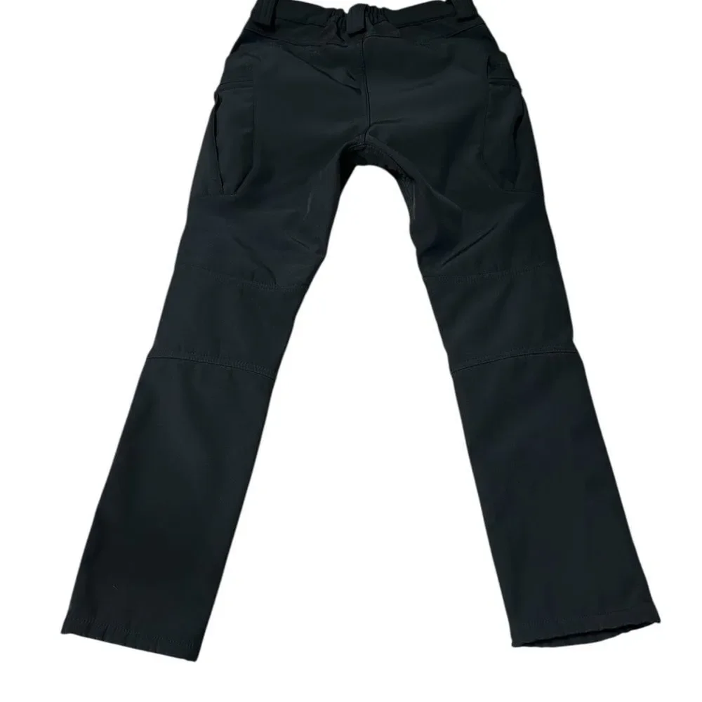Mountain Hardwear Women’s Softshell Pants Small Black Fleece Lined - Picture 2 of 8
